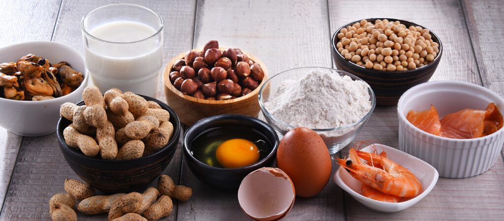 Die Differenzierung der Allergene glutenhaltiges Getreide und Schalenfrüchten