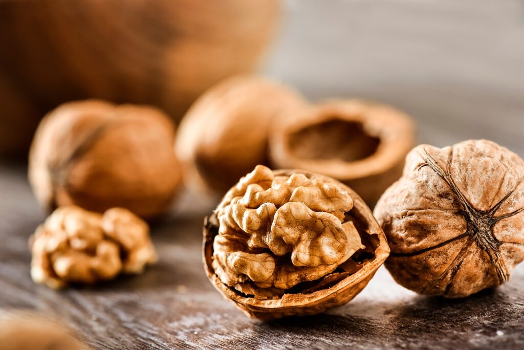 Walnuesse-Walnuss-Essen-und-Ernaehren-Gesund-am-Arbeitsplatz-regionale-Superfoods-Produktivitaet-steigern-Gesund-essen-im-Job