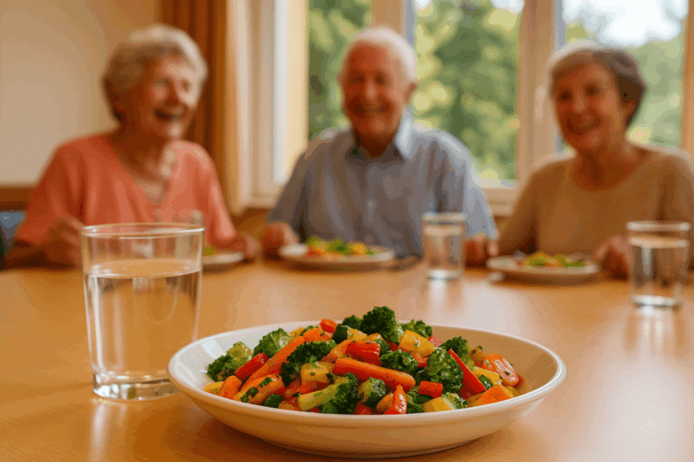 Vegane Ernährung im Pflegeheim: Wie es auch mit kleinem Budget klappt.