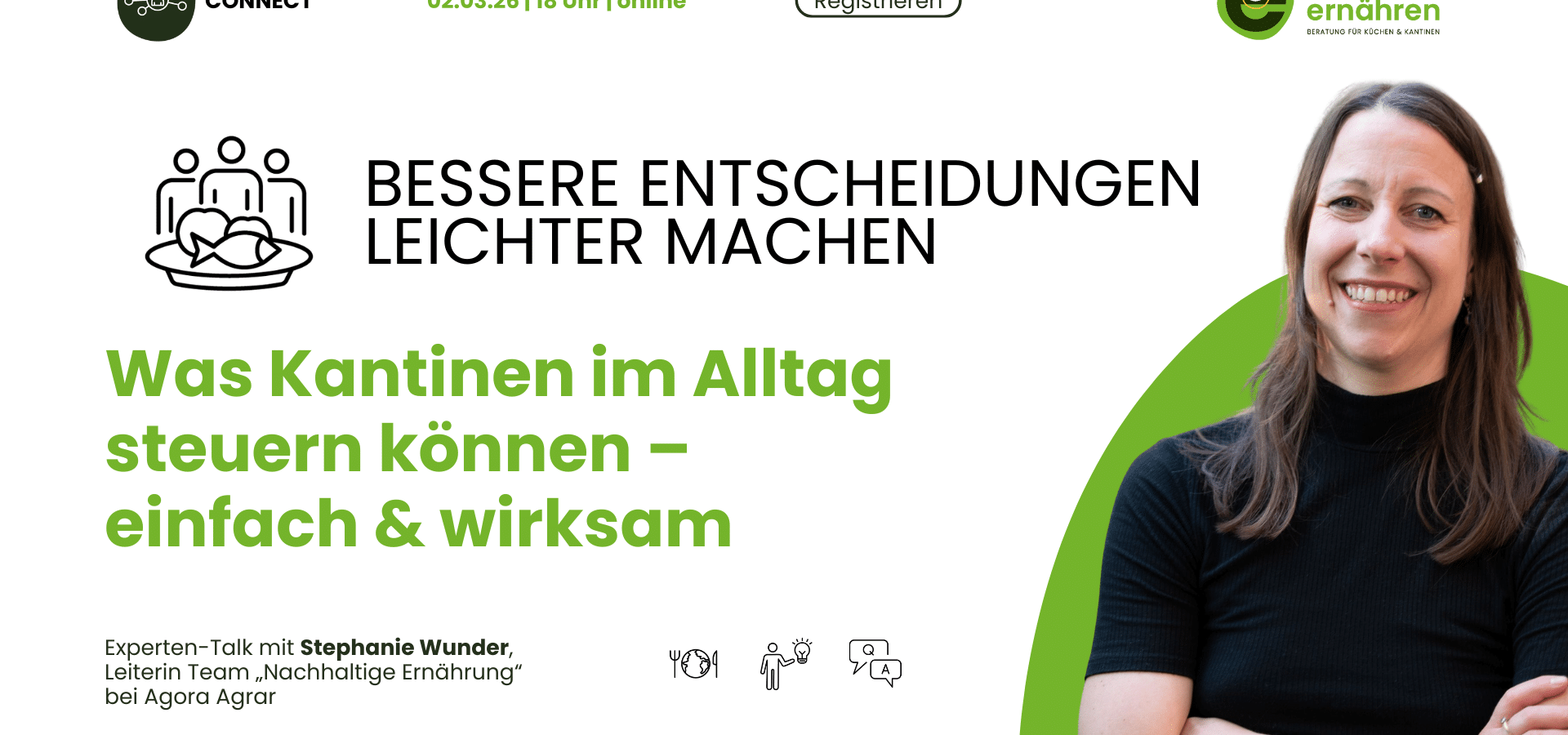 Gesunde & nachhaltige Entscheidungen in der Gemeinschaftsverpflegung